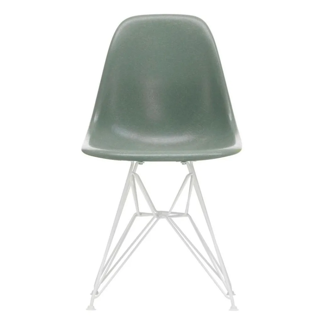 Stühle^Vitra Eames Fiberglass Side Chair DSR weiß