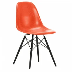Stühle^Vitra Eames Fiberglass Side Chair DSW Ahorn schwarz
