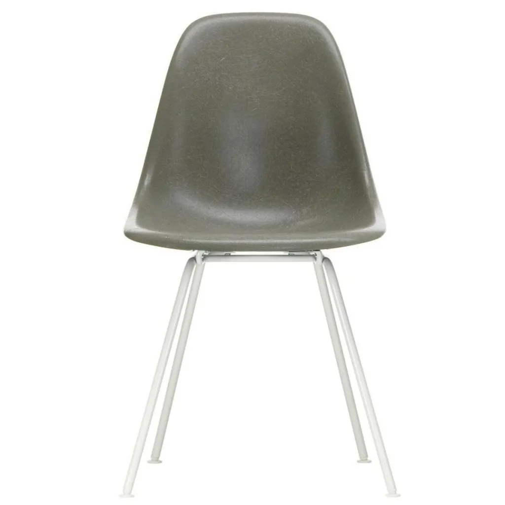 Stühle^Vitra Eames Fiberglass Side Chair DSX Gestell weiß