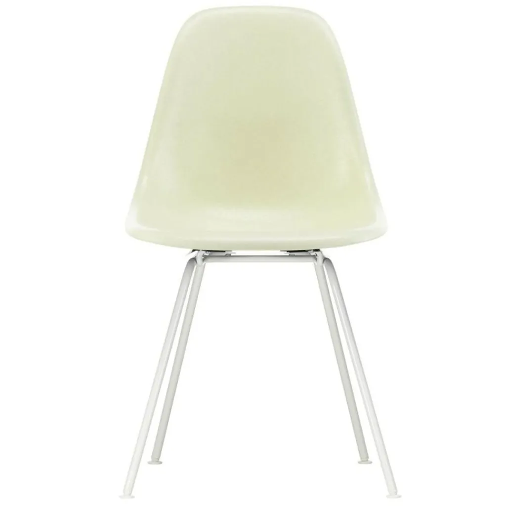 Stühle^Vitra Eames Fiberglass Side Chair DSX Gestell weiß