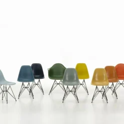 Vitra Eames Fiberglass Side Chair DSR schwarz| Stühle