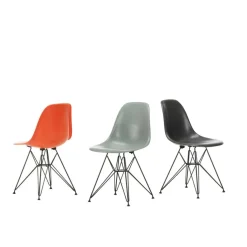 Vitra Eames Fiberglass Side Chair DSR schwarz| Stühle