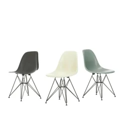 Vitra Eames Fiberglass Side Chair DSR schwarz| Stühle