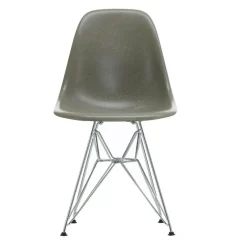 Stühle^Vitra Eames Fiberglass Side Chair DSR verchromt