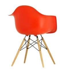 Stühle^Vitra Eames Plastic Armchair DAW RE Ahorn gelblich