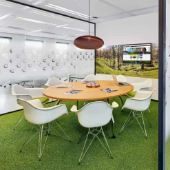 Stühle^Vitra Eames Plastic Armchair DAR Gestell verchromt