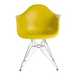 Stühle^Vitra Eames Plastic Armchair DAR Gestell verchromt