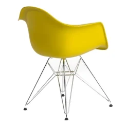 Stühle^Vitra Eames Plastic Armchair DAR Gestell verchromt