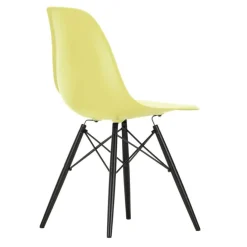Stühle^Vitra Eames Plastic Side Chair DSW RE Ahorn schwarz