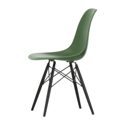 Stühle^Vitra Eames Plastic Side Chair DSW RE Ahorn schwarz