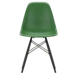 Stühle^Vitra Eames Plastic Side Chair DSW RE Ahorn schwarz