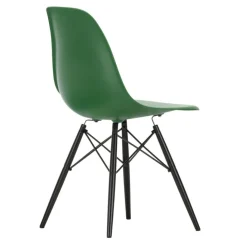 Stühle^Vitra Eames Plastic Side Chair DSW RE Ahorn schwarz
