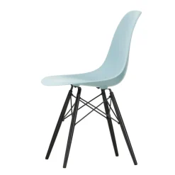 Stühle^Vitra Eames Plastic Side Chair DSW RE Ahorn schwarz