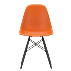 Stühle^Vitra Eames Plastic Side Chair DSW RE Ahorn schwarz