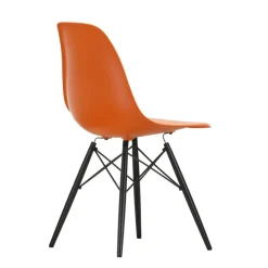 Stühle^Vitra Eames Plastic Side Chair DSW RE Ahorn schwarz