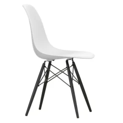 Stühle^Vitra Eames Plastic Side Chair DSW RE Ahorn schwarz