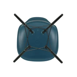 Stühle^Vitra Eames Plastic Side Chair DSW RE Ahorn schwarz