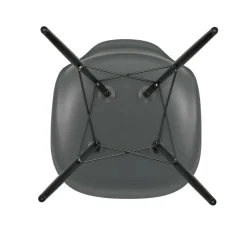 Stühle^Vitra Eames Plastic Side Chair DSW RE Ahorn schwarz