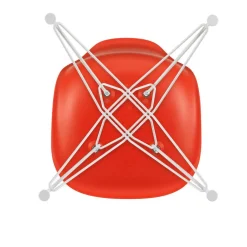 Stühle^Vitra Eames Plastic Side Chair DSR RE Gestell weiß