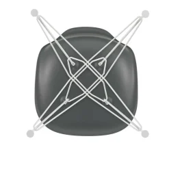 Stühle^Vitra Eames Plastic Side Chair DSR RE Gestell weiß