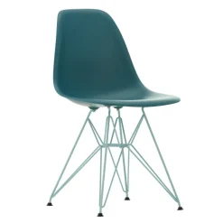 Stühle^Vitra Eames Plastic Side Chair DSR RE Gestell himmelblau