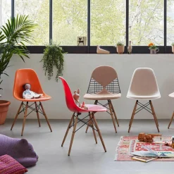 Stühle^Vitra Eames Plastic Side Chair DSW Gestell Esche