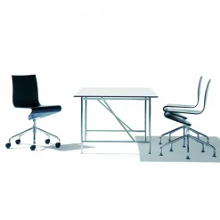 Schreibtische|Tische^Richard Lampert Eiermann 1 Tisch 180x90cm Gestell mittig 110x66x66cm