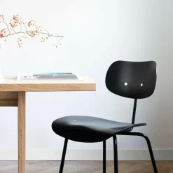 Stühle^Wilde + Spieth Eiermann Stuhl SE 68 Gestell Schwarz