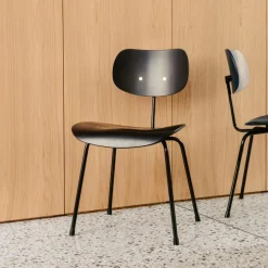Wilde + Spieth Eiermann Stuhl SE 68 SU Gestell Schwarz| Stühle