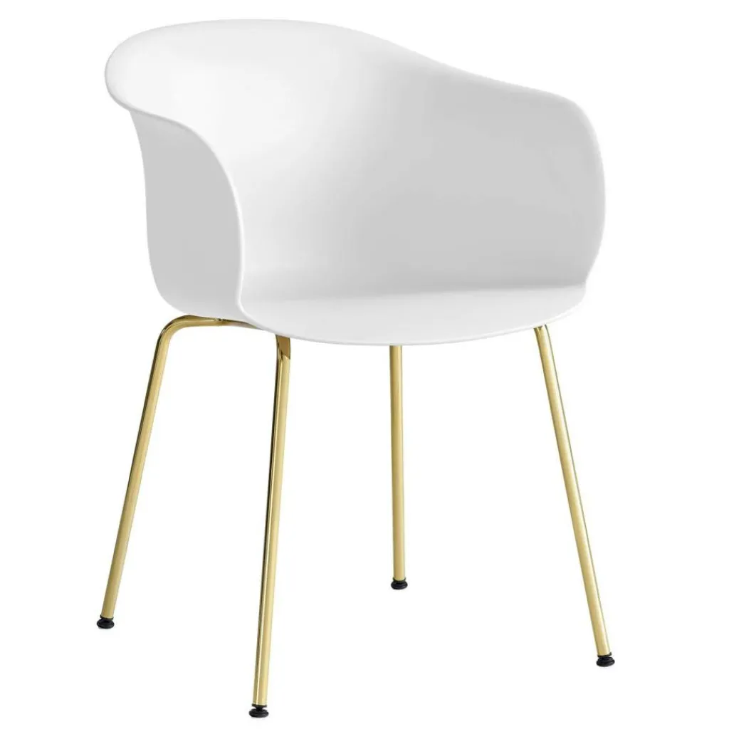 Stühle^&Tradition Elefy JH28 Armlehnstuhl Gestell Messing