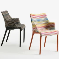 Stühle^Kartell Eleganza Nia Armlehnstuhl Missoni