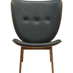 Sessel^NORR 11 Elephant Lounge Sessel Leder Gestell geräucherte Eiche