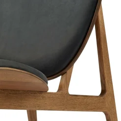 Sessel^NORR 11 Elephant Lounge Sessel Leder Gestell geräucherte Eiche