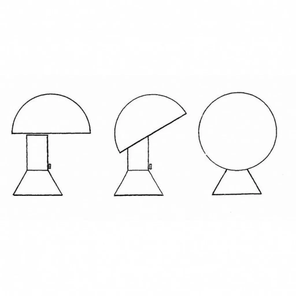 Tischleuchten|Nachttischleuchten^Martinelli Luce Elmetto Tischleuchte