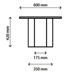 Beistelltische^Gubi Epic Kaffeetisch Ø60cm Travertin