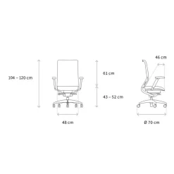Bürostühle^Wagner ErgoMedic 100-4 Bürostuhl