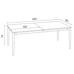 Tische|Esstische^Northern Expand Esstisch 200x90cm