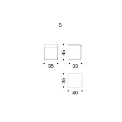 Tische|Beistelltische^Danese Farallon Beistelltisch S
