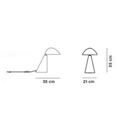 Tischleuchten|Nachttischleuchten^Fredericia Fellow Tischleuchte