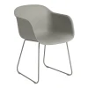 Muuto Fiber Chair Armlehnstuhl mit Kufengestell| Stühle