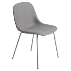 Stühle^Muuto Fiber Chair Stuhl gepolstert mit Rohrgestell