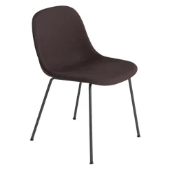 Stühle^Muuto Fiber Chair Stuhl gepolstert mit Rohrgestell
