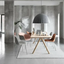 Muuto Fiber Chair Stuhl mit Rohrgestell Recycelt| Stühle