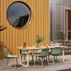 Gartenstühle^Muuto Fiber Gartenarmlehnstuhl ohne Löcher