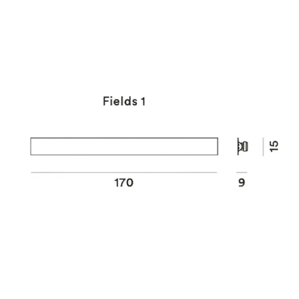 Wandleuchten^Foscarini Fields 1 Wandleuchte