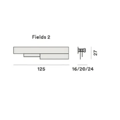 Foscarini Fields 2 Wandleuchte| Wandleuchten