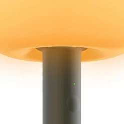 Tischleuchten|Nachttischleuchten^GRAU Fire LED Tischleuchte