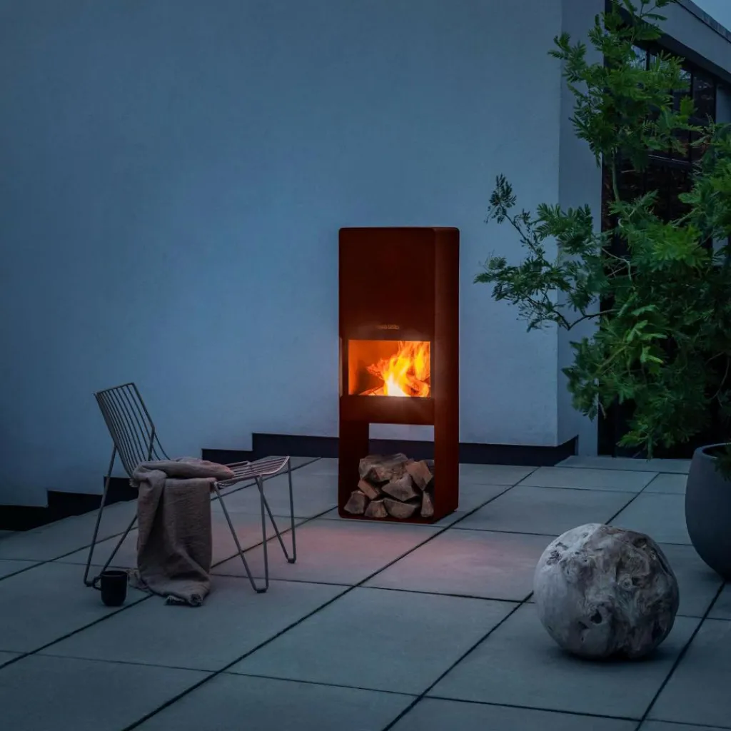Eva Solo FireBox Gartenkamin H 125cm| Grills & Feuerstellen