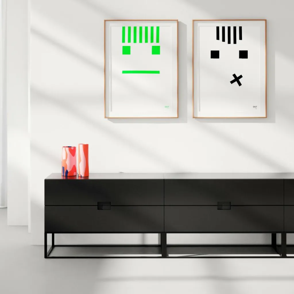 OUT Objekte unserer Tage Fischer Design 06 Sideboard 180x38x58,5cm| Regale