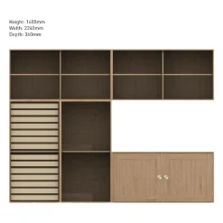 Carl Hansen FK63 Hängeschrank 224x36x168cm| Schränke